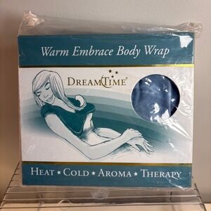 DreamTime Warm Embrace Body Wrap Heat Cold Aroma Therapy Microwavable Blue NIB